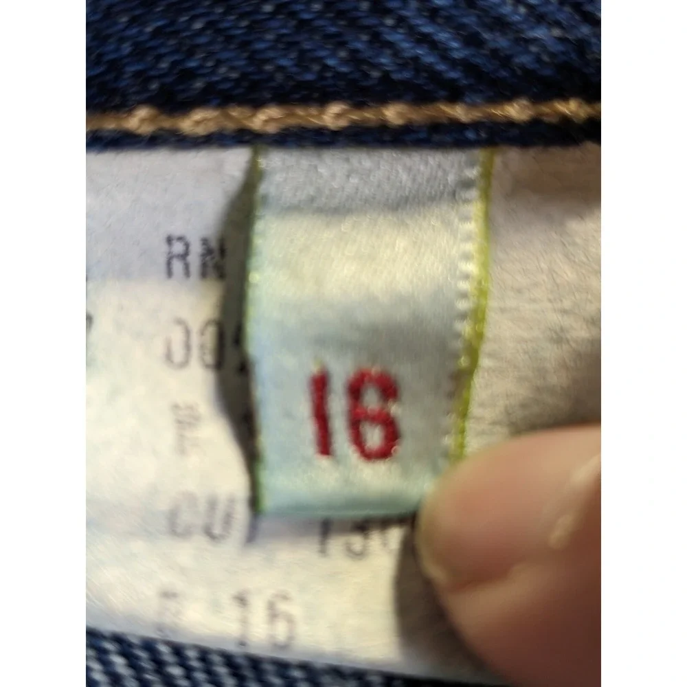 Calvin Klein Kids Jeans Size 16 Cotton Blue